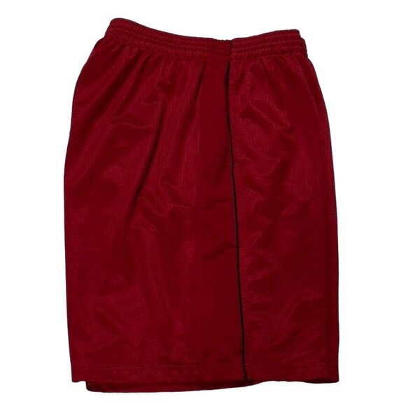 NIKE Basketball Men's Red Mesh Polyester Shorts Size XL - Picture 6 of 10
